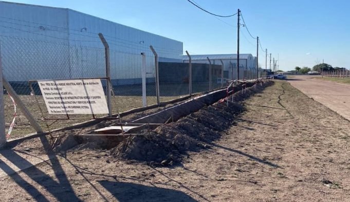 Es una realidad: Avanza la Obra de Gas en el Parque Industrial Norte.