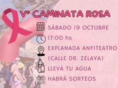 Deán Funes: Este sábado se hará la Caminata Octubre Rosa ¡Sumate a la concientización!