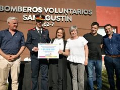 MYRIAN PRUNOTTO ENTREGÓ APORTES A BOMBEROS DE SAN AGUSTÍN Y ALCIRA GIGENA