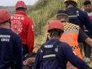 Altas Cumbres: Un joven cayó en un precipicio de 20 metros y se salvó de milagro gracias al DUAR.