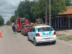 Deán Funes: incendio estructural en Av. Argentina.