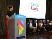 Myrian Prunotto presidió el lanzamiento de la 1° Cohorte de la Ley Lucio en Córdoba