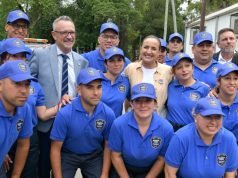 Prunotto presidió la entrega de móviles de seguridad en Malvinas Argentinas, Salsipuedes y Agua de Oro.