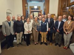 La delegación cordobesa en EEUU fue recibida por el secretario de Estado de Indiana