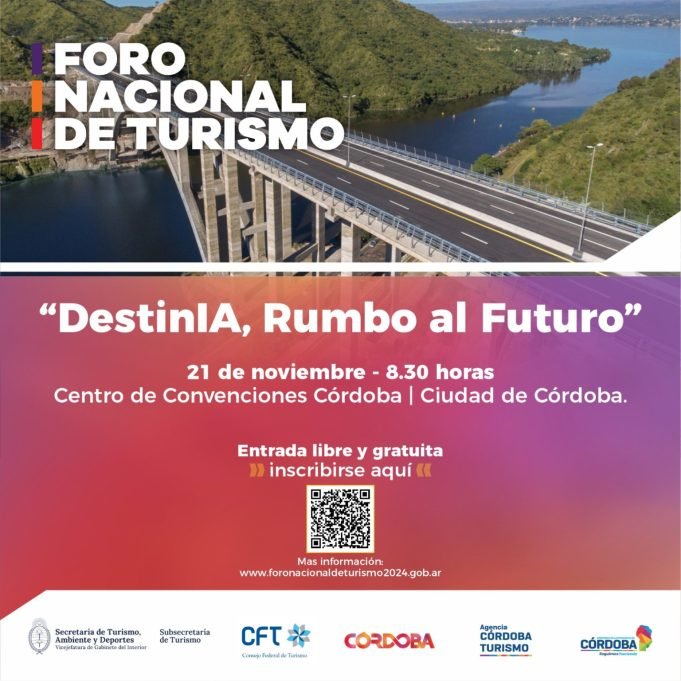 El Foro Nacional de Turismo 2024 llega a Córdoba.