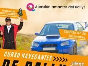 Se viene el Curso de Navegantes de Rally en Quilino.