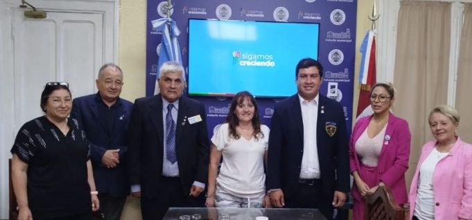 Deán Funes: Visita del Gobernador de Distrito del Rotary Club.