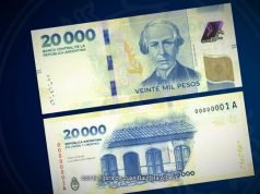 El Banco Central puso en circulación el billete de $20.000.