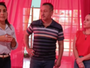 Legislador Raúl Figueroa acompañando al ceder en capacitación.