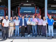 Myrian Prunotto entregó aportes para prevención y atención de emergencias en tres localidades del sur provincial.