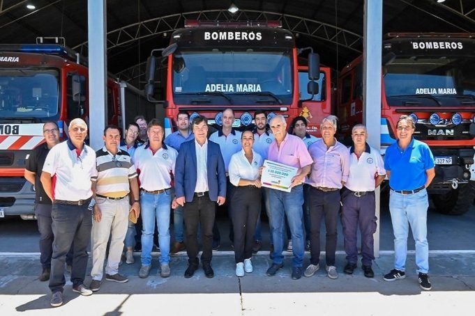 Myrian Prunotto entregó aportes para prevención y atención de emergencias en tres localidades del sur provincial.