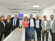 Myrian Prunotto presidió la inauguración del nuevo tomógrafo en el Hospital Vicente Agüero de Jesús María.