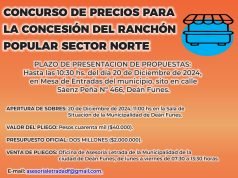 Festival: Concurso de precios para la concesión del ranchón popular del estadio Fuhad Cordi.