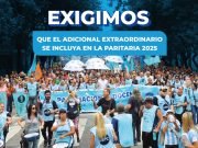 Uepc exige que el adicional extraordinario se incluya en la paritaria 2025.