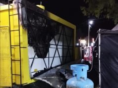 Se prendió fuego un food truck en las afueras del festival de Jesús María.