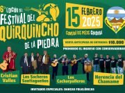 Se viene la 6ª Edición del Festival del Quirquincho de la Piedra.