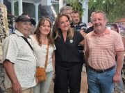 Vice Gobernadora Prunoto, Legislador Figueroa e Intendenta Nievas, acompañando a los artesanos.
