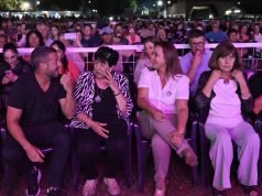 Myrian Prunotto presidió el cierre del Festival del Malambo en Laborde.
