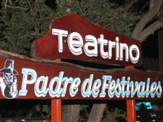 Inauguración del teatrino Padre de Festivales.