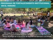 Programa de fortalecimiento institucional en el verano.