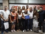 Colonia Caroya: Prunotto entregó un aporte de $ 3 millones al Club Sportivo San Martín.