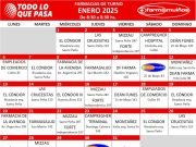 FARMACIAS DE TURNO ENERO 2025.
