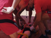 Miramar: el DUAR salvó a un joven y dos nenas que casi se ahogan.