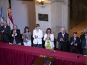 Junto a miembros del TSJ, Myrian Prunotto presidió el acto de juramento de la nueva vocal Jéssica Valentini.