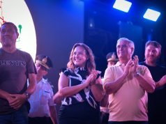 Myrian Prunotto en la Fiesta Patronal de Caminiaga: “Mantienen nuestras tradiciones en lo alto”.