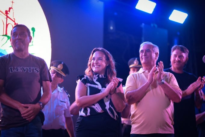 Myrian Prunotto en la Fiesta Patronal de Caminiaga: “Mantienen nuestras tradiciones en lo alto”.