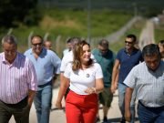 Myrian Prunotto recorrió la Planta Potabilizadora de Santa Rosa de Calamuchita.