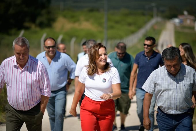 Myrian Prunotto recorrió la Planta Potabilizadora de Santa Rosa de Calamuchita.