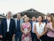 Myrian Prunotto presidió el acto de inicio de obra de la sede de la Universidad Provincial en Capilla del Monte.