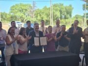 Inicio de la Obra del Edificio de la Universidad Provincial de Córdoba en Deán Funes.