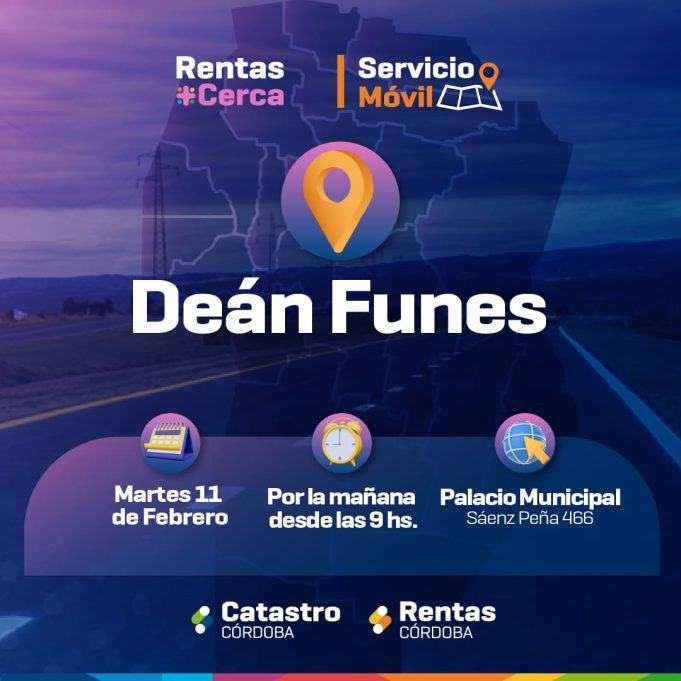Provincia y Municipio juntos: Personal de RENTAS viene a Deán Funes.
