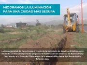 Deán Funes: Mejoran la Iluminación para una ciudad más segura.