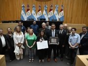 La Legislatura reconoció al Rotary Internacional en su 120° aniversario.