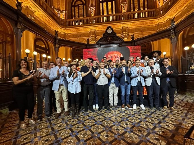 Se presentó la tradicional Cabalgata Brocheriana.