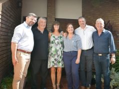 Myrian Prunotto inauguró la red de gas en Altos de Chipión.