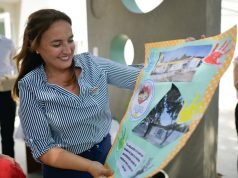 Prunotto y Ferreyra inauguraron la ampliación del jardín de infantes 9 de Julio de Porteña.