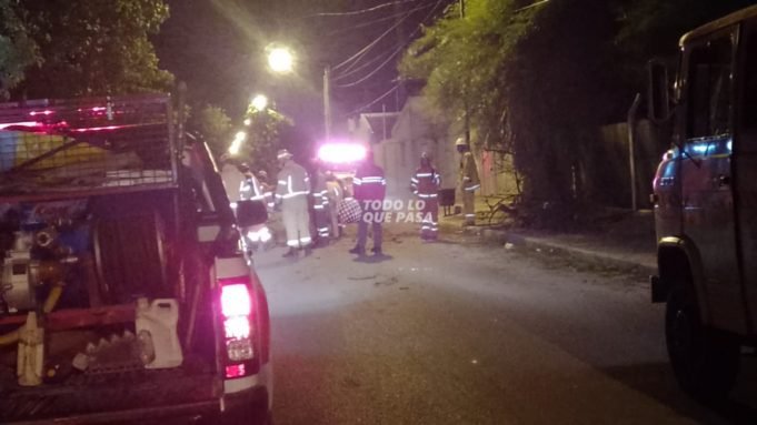 Fuertes vientos: Se registraron caídas de árboles en Deán Funes.