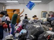 La UPC sede Deán Funes recibe en la J.B Alberdi ayuda para damnificados de Bahía Blanca.