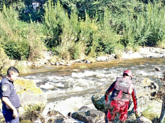 Hallaron a un hombre sin vida en el río San Antonio.