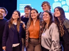 Myrian Prunotto encabezó el acto de apertura del programa Parlamento Estudiantes Legisladores.