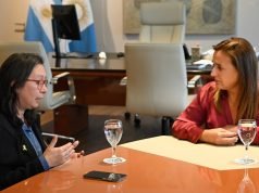 Legislatura: Prunotto recibió a Karina Engelbert, cordobesa secuestrada por Hamás.