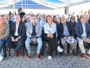 Myrian Prunotto acompañó el lanzamiento del Parque Solar Cemdo 1 en Villa Dolores.