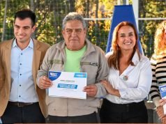 Myrian Prunotto presidió la habilitación del Playón Polideportivo de Nono.
