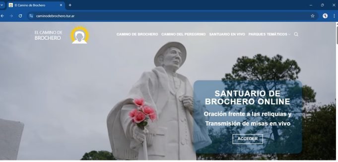 Una Semana Santa conectados por la fe: el santuario del Cura Brochero online para todo el mundo.