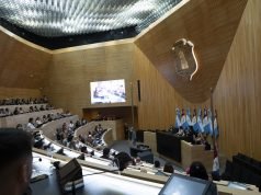 Myrian Prunotto presidió el Primer Parlamento de la Diversidad.