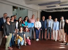 Myrian Prunotto entregó un aporte provincial al Club Social y Deportivo Agua de Oro.